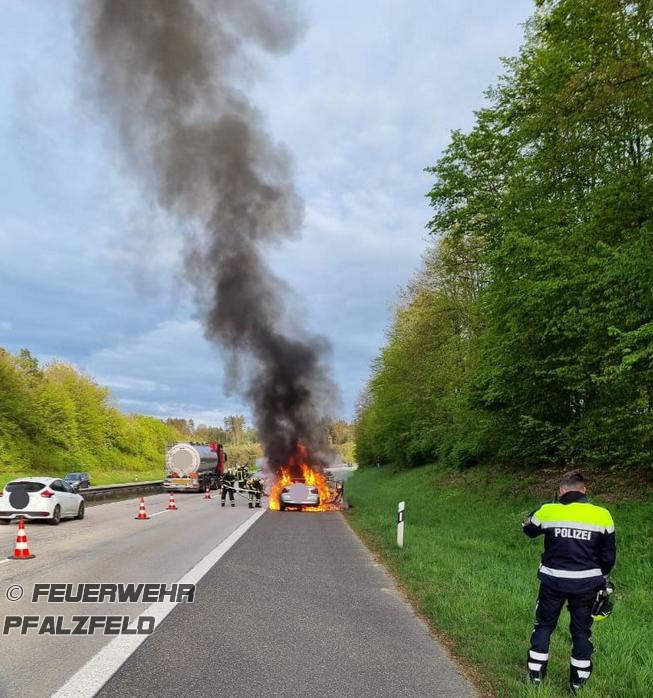 Fahrzeugbrand Fahrzeugbrand